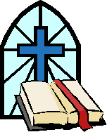 Cross, Bible and Window