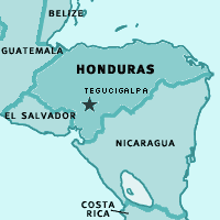 Map of Central America