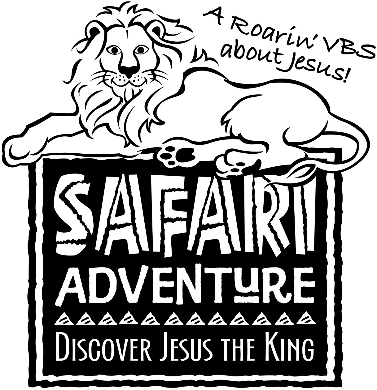 VBS Logo - Lion Safari Adventure