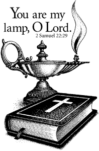 Lamp and Bible