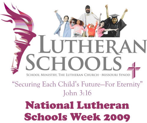 Lutheran School's Weel Logo
