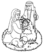 Mary, Joseph and Baby Jesus