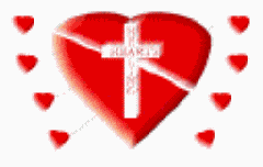 Broken Heart with Cross